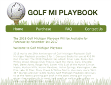 Tablet Screenshot of golfmiplaybook.com